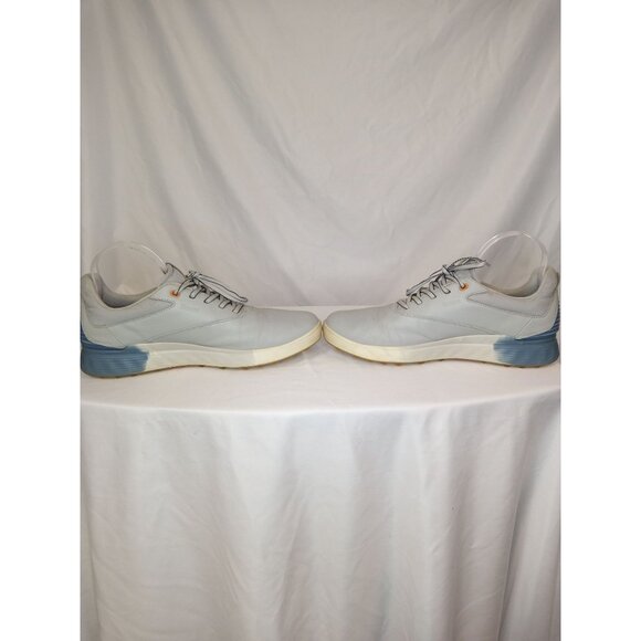 ecco M Golf S-Three Concrete Retro Blue Performance Golf Shoes Size (44) 10-10. - Picture 5 of 12